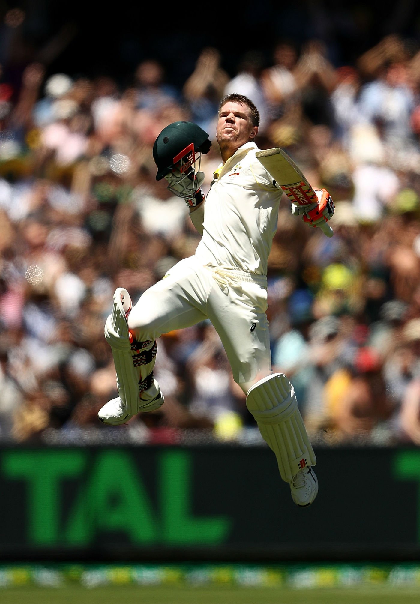 Melbourne Test:David Warner century put Australia in a strong position