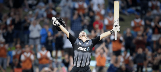 Munro, the first batsman to three T20I hundreds