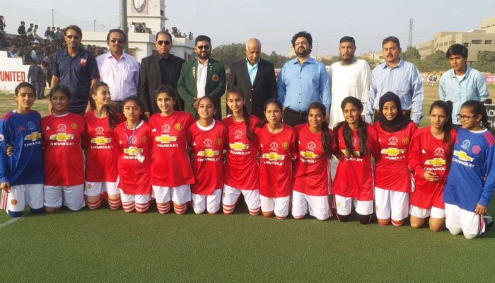 SMB Fatima Jinnah govt school wins Karachi United girls football tournament