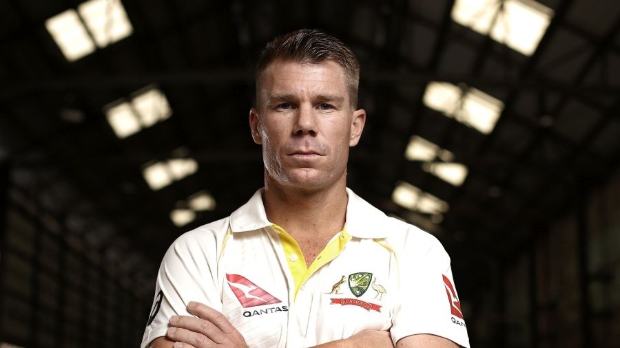David Warner gets cracking on a project away from cricket