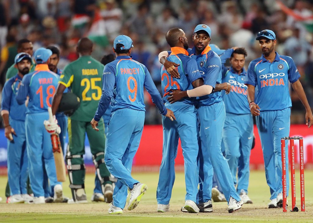 India crush South Africa by 124 runs in third ODI