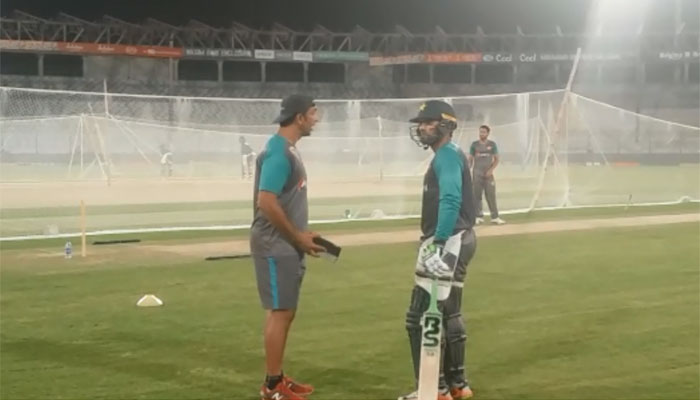 Pakistan team kicks off training ahead of Windies series