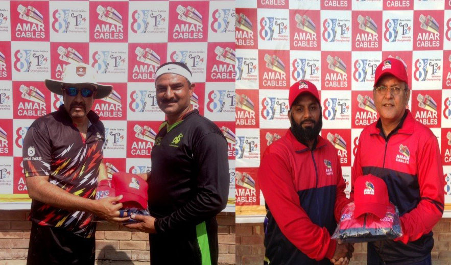 8th Amar Cables T-20 Veterans Cricket Championship : Two matches decided