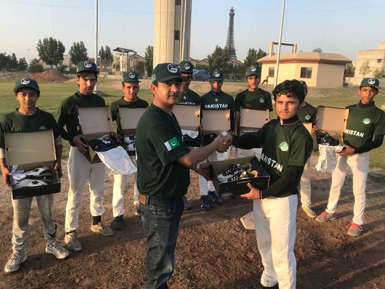 Pakistan Day Friendly Baseball Match Between Pakistan Green vs Pakistan White