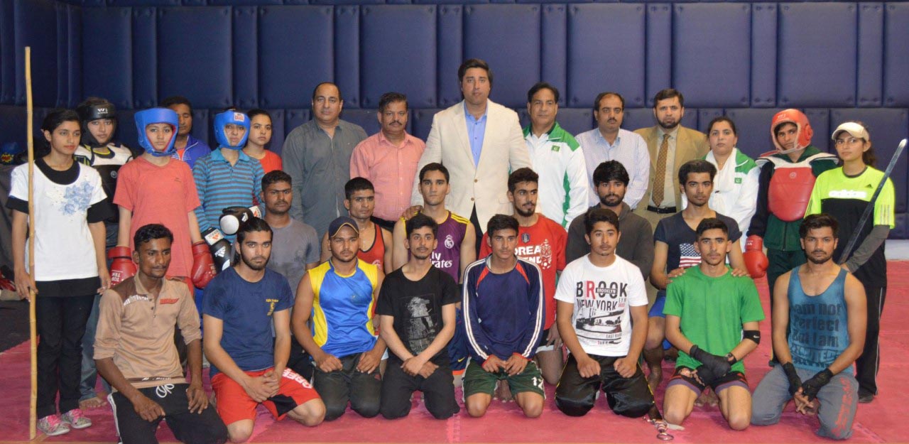 Punjab Sports Minister Jahangir Khanzada visits wushu camp