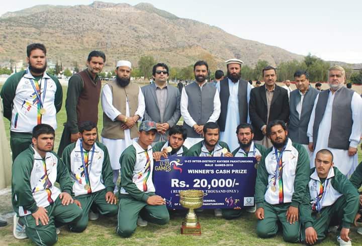 Kohat wins overall trophy in Kohat Region Inter-District U-23 Games