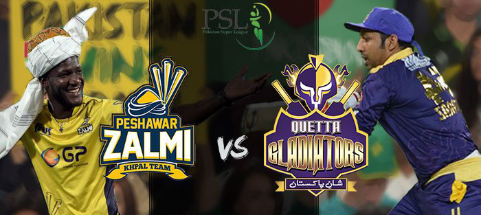 Quetta Gladiators take on Peshawar Zalmi tonight