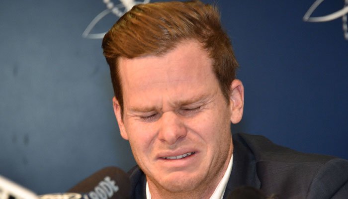 Tearful Steve Smith accepts full responsibility for ball-tampering scandal