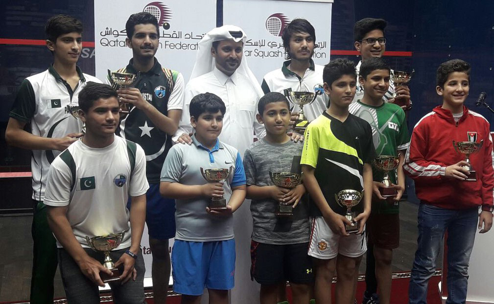 PAKISTAN JUNIOR SQUASH PLAYERS CARRY ON THE WINNING STREAK IN DOHA