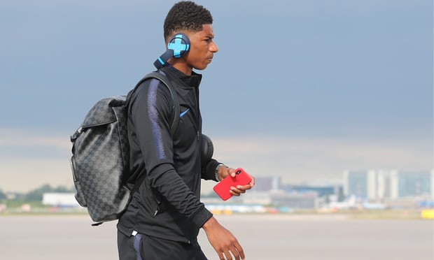 Marcus Rashford an injury concern as England arrive in Russia for World Cup