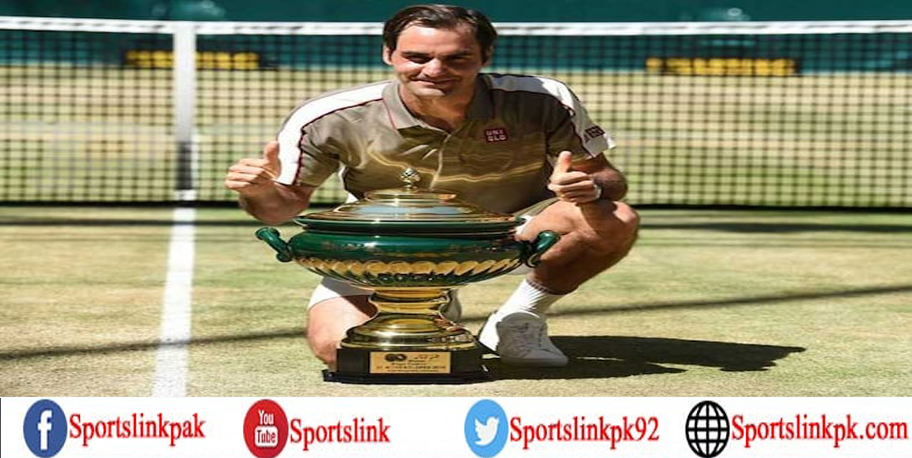 Roger Federer Crushes David Goffin To Clinch 10th Halle Title