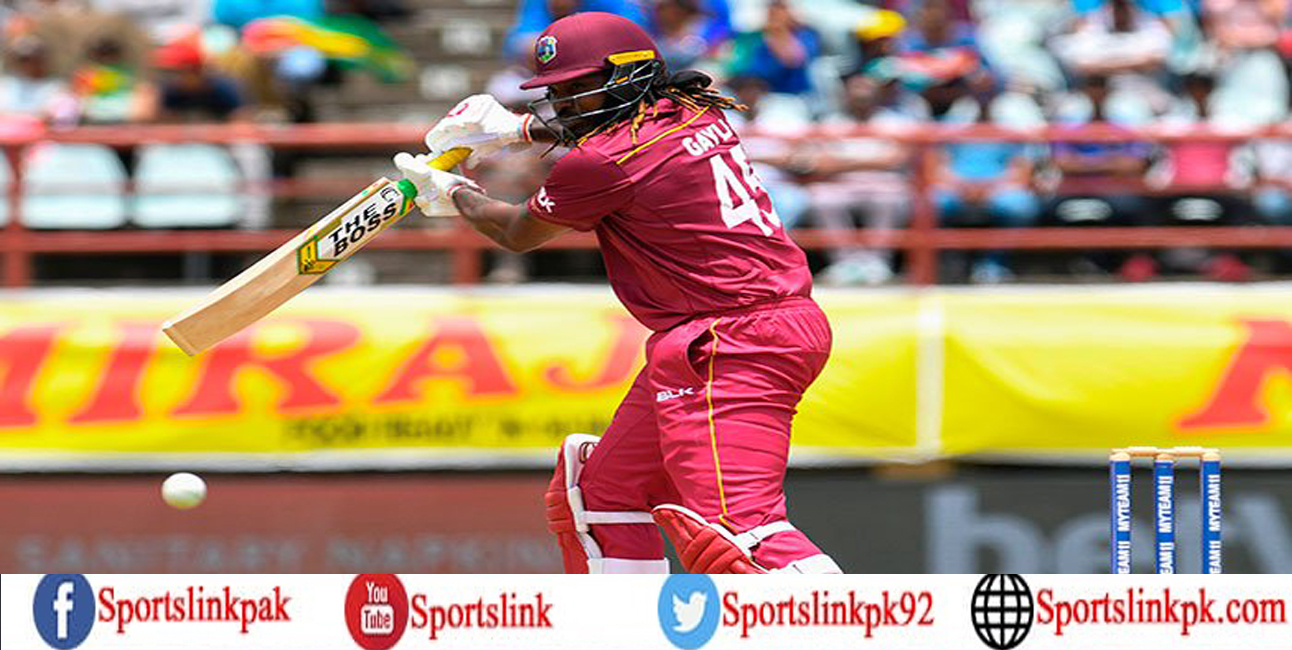 Rain plays spoilsport as Gayle misses history bid against India