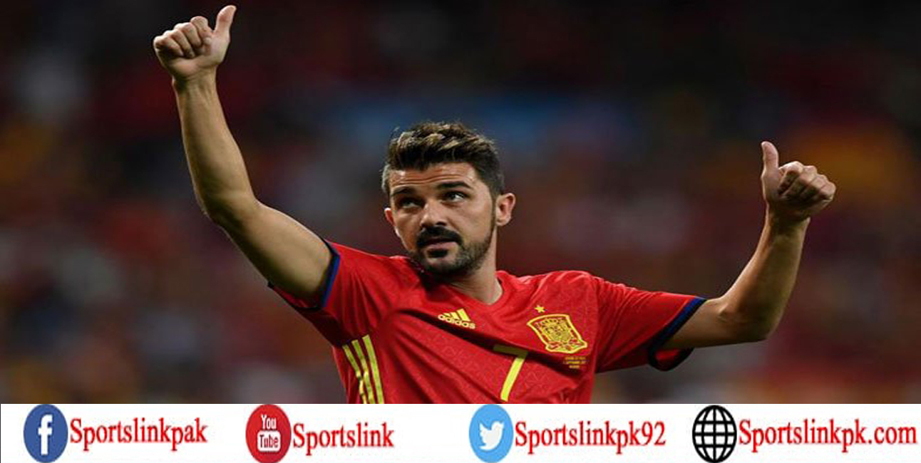 Spain's record scorer striker Villa retires after 19-year career