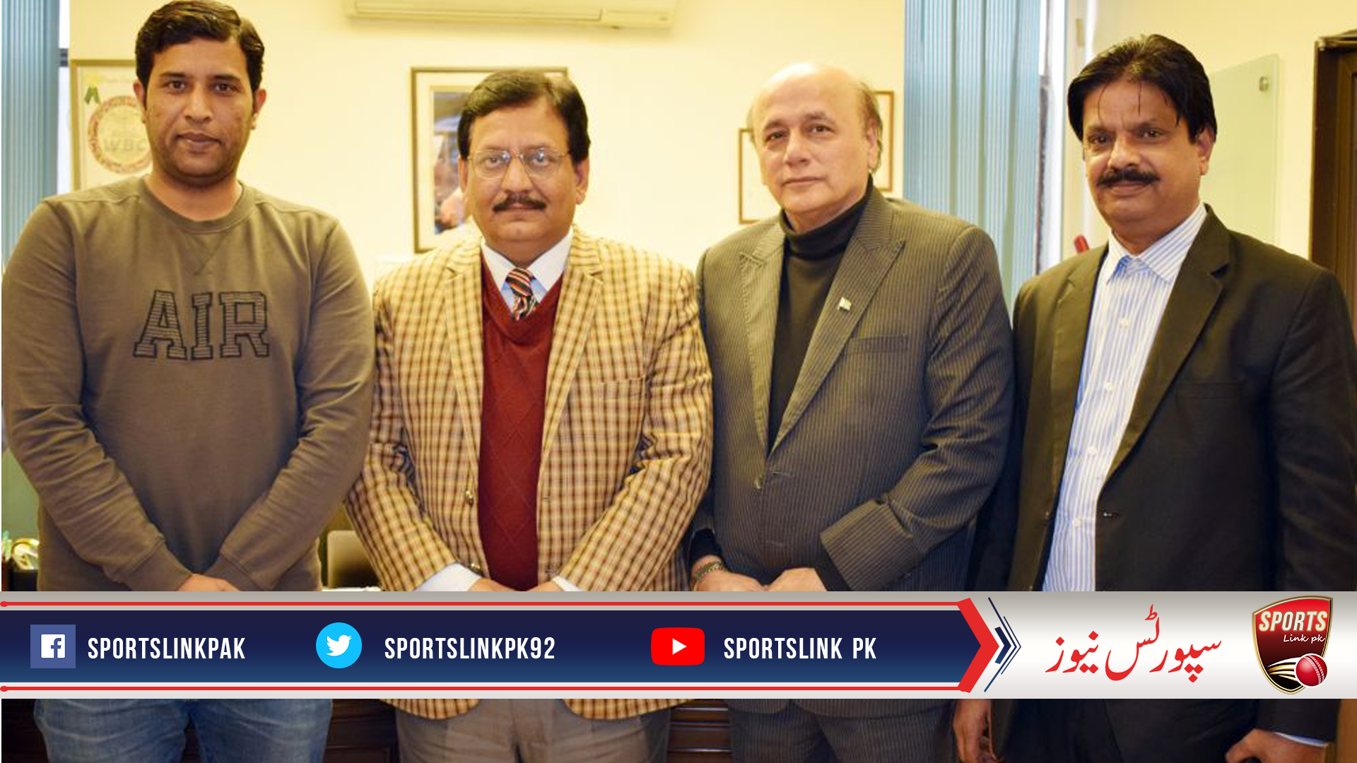 4-member PBSF delegation including 2-time World Snooker Champion Muhammad Asif called on Director General Sports Punjab Adnan Arshad Aulakh