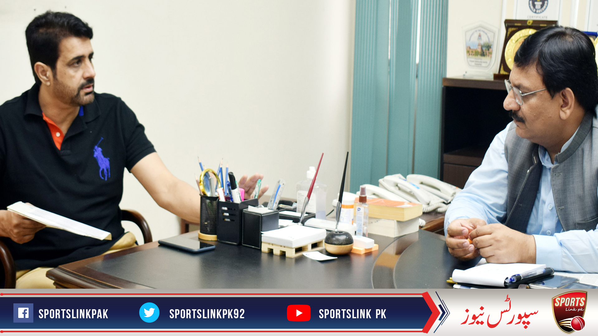 PHF Secretary Asif Bajwa called on Director General Sports Punjab Adnan Arshad Aulakh