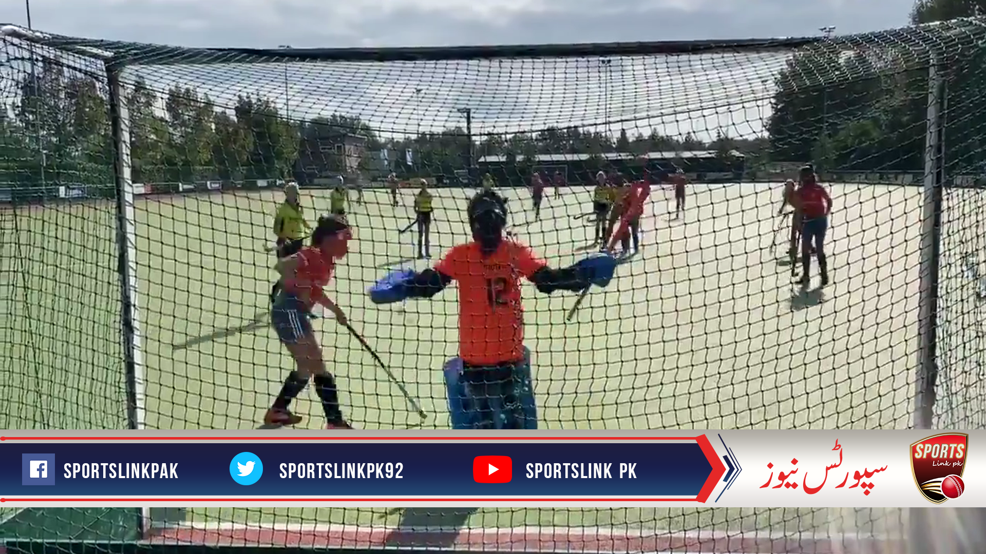 Fiza Salman, daughter of former Pakistan hockey captain Olympian Salman Akbar, also became a goalkeeper
