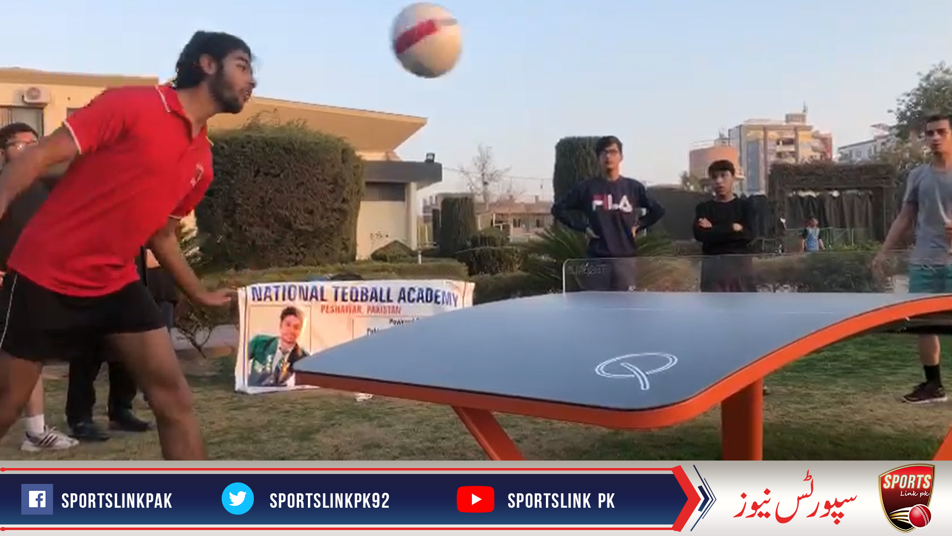 INTERNATIONAL TEQBALL FEDERATION (FITEQ) donated 4 international level competition arena tables to Pakistan