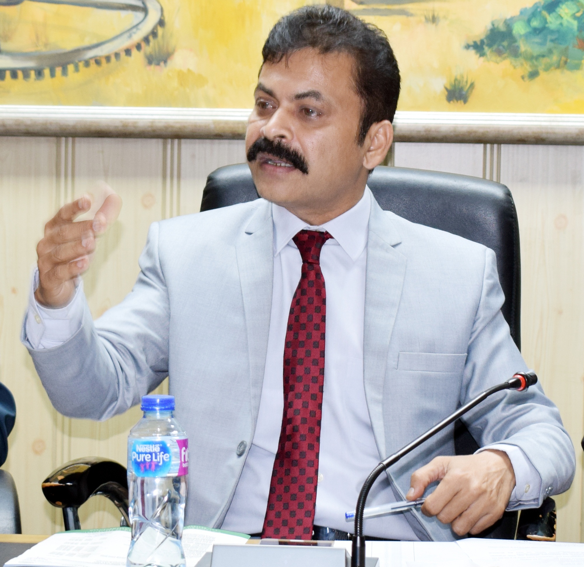 Director Sports Nadeem Qaiser chairs an important meeting to review preparations of 73rd Punjab Games