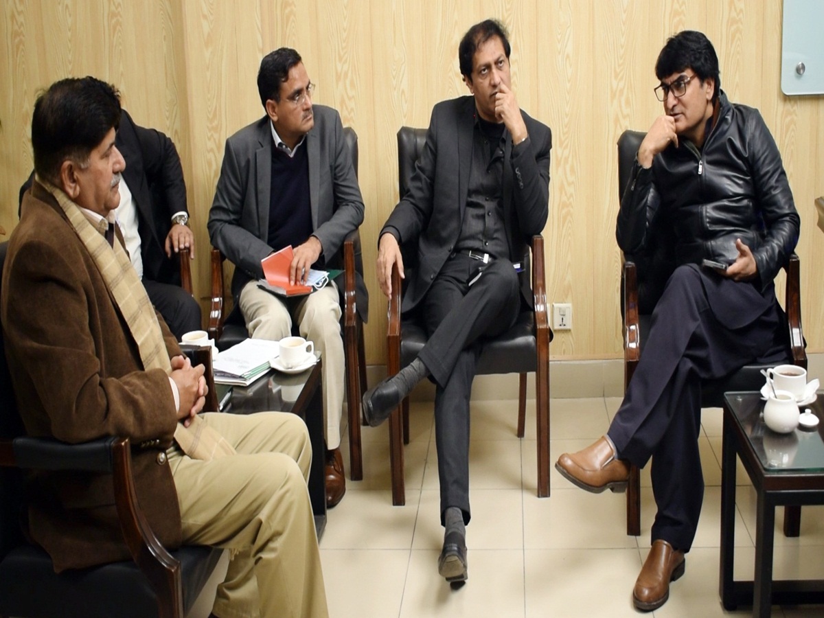 Secretary Sports and Youth Affairs Punjab Noor ul Amin Mengal calls on;Punjab Minister for Sports and Youth Affairs Rai Taimoor Khan Bhatti