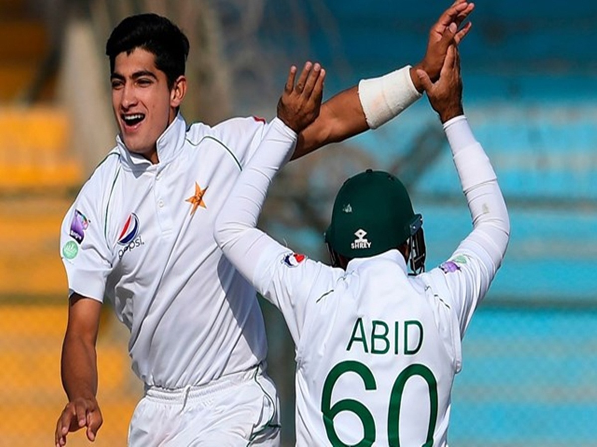 Naseem Shah speaks to media on day-one of Lahore Test