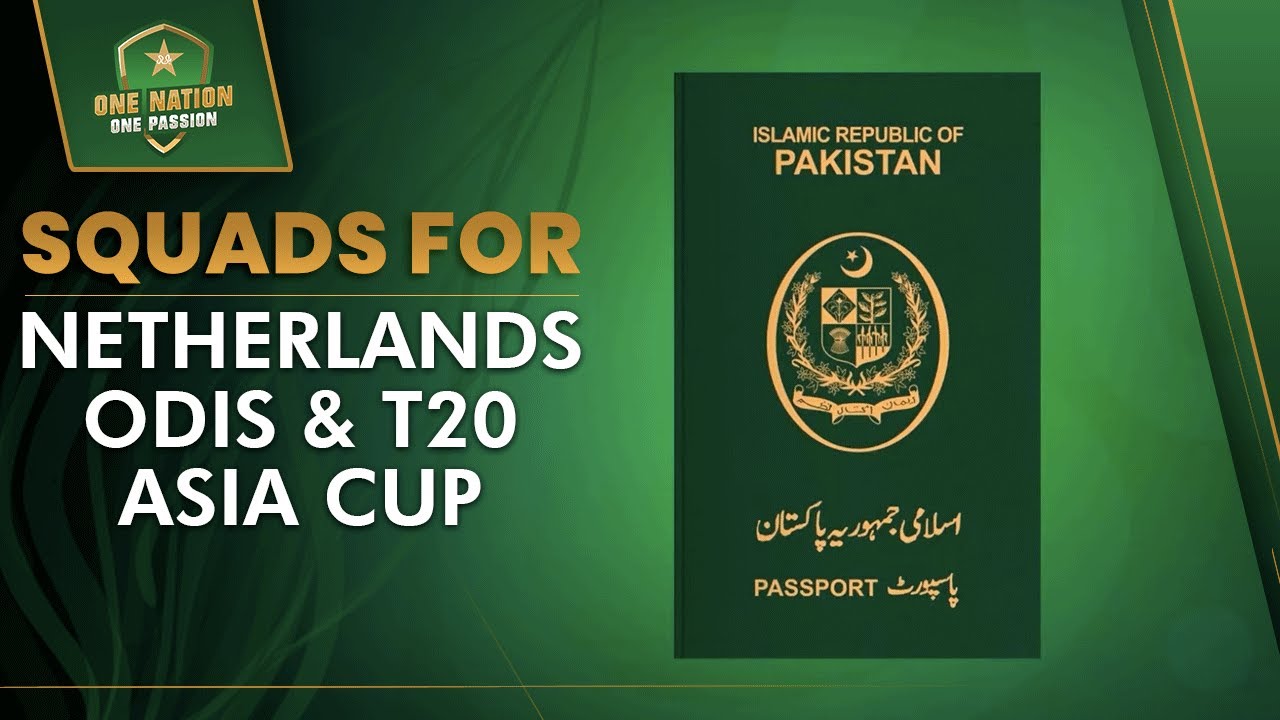 Pakistan name squads for Netherlands ODIs and T20 Asia Cup