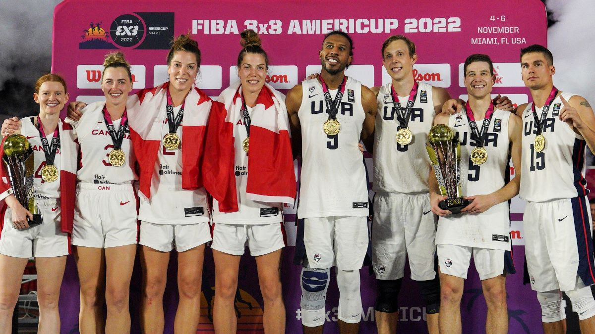 USA's men and Canada's women win FIBA 3x3 AmeriCup 2022