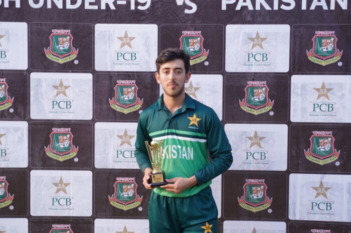 Azan Awais century leads Pakistan U19 to 78-run win