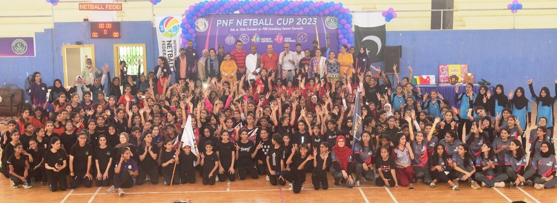 Habib School, City PAF, KGS and Elite won the PNF Netball Cup 2023.