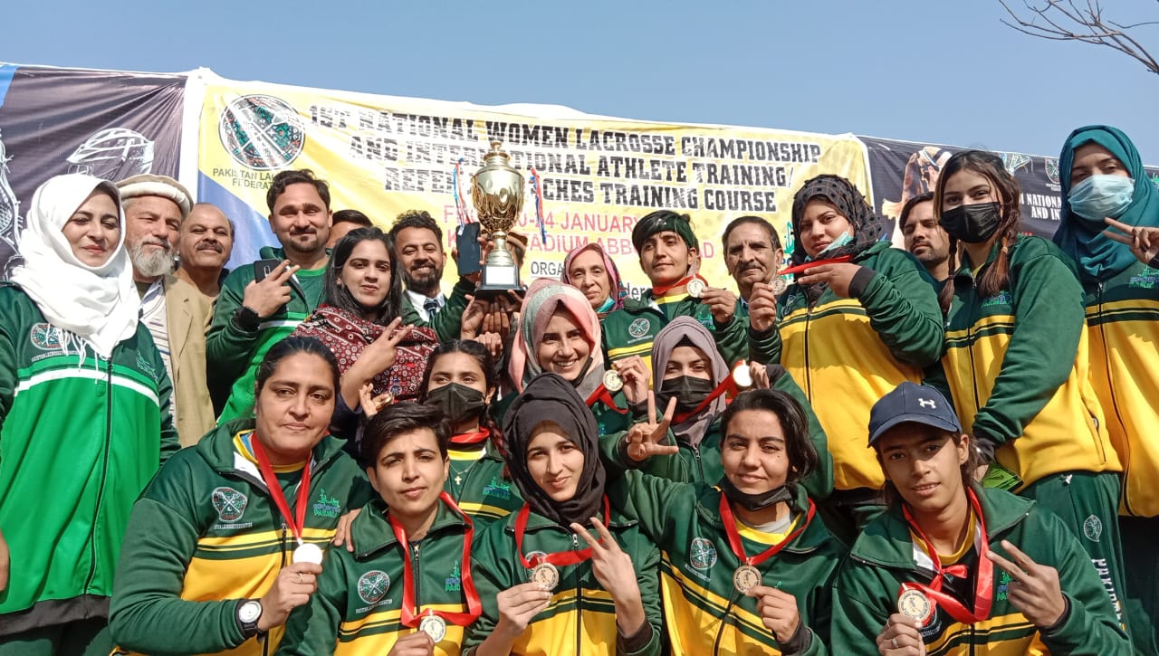 Khyber Pakhtunkhwa became the first national women's lacrosse champion