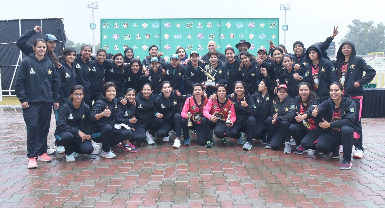 National Women's T20 Tournament ; Lahore and Karachi were declared joint champions