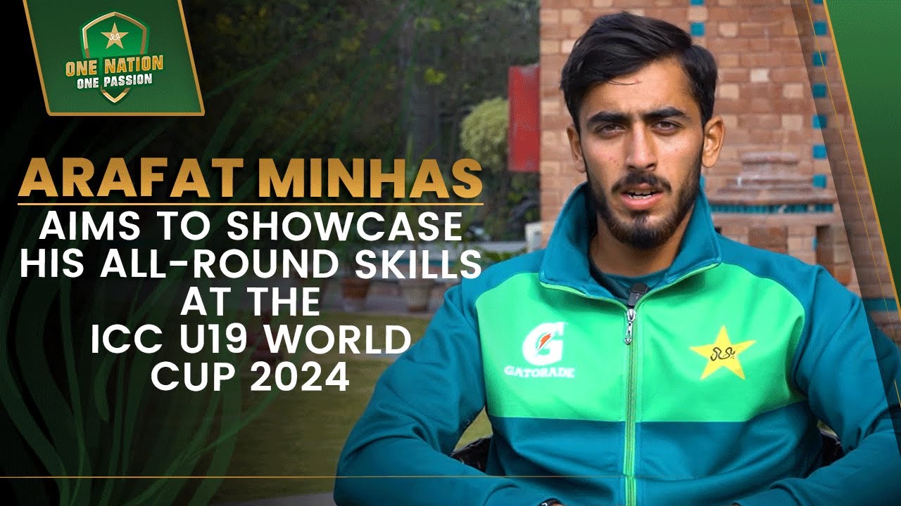 Arafat Minhas aims to showcase his all-round skills at the ICC U19 World Cup 2024