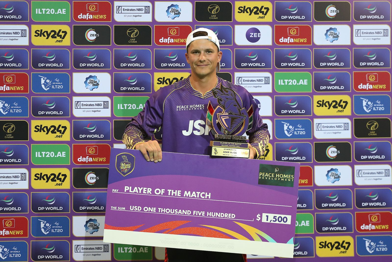 Michael Pepper’s half century helps Abu Dhabi upset Gulf Giants