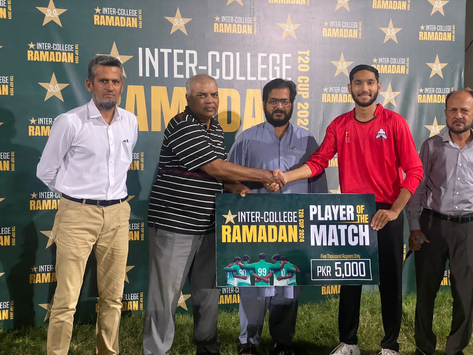 Performances by Hamza Qureshi and Umer Ejaz Illuminate Inter College Ramadan T20 Cup