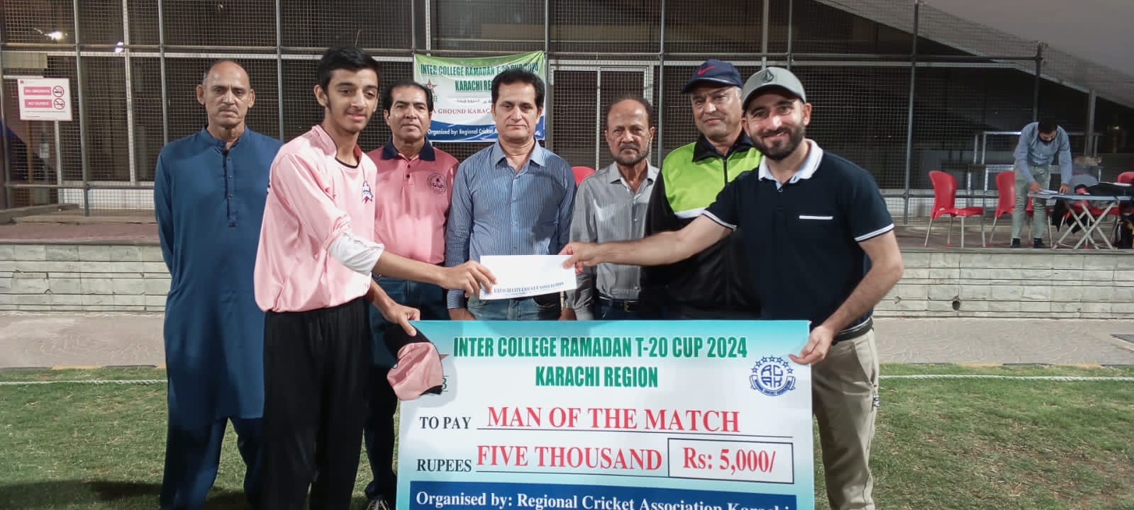 Govt Jinnah College and Govt College 36-B Landhi moved into the Final of Inter College Ramadan T-20 Cup