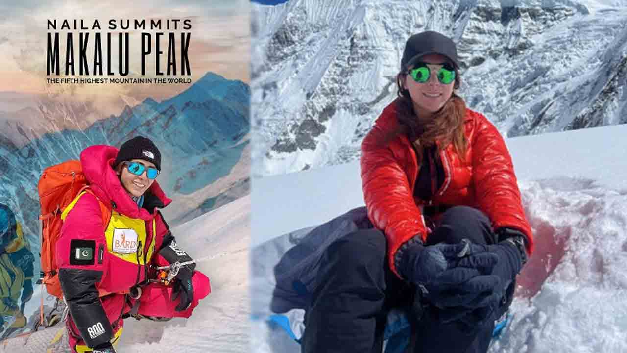 Naila Kayani has climbed the world's fifth highest peak "Makalu".