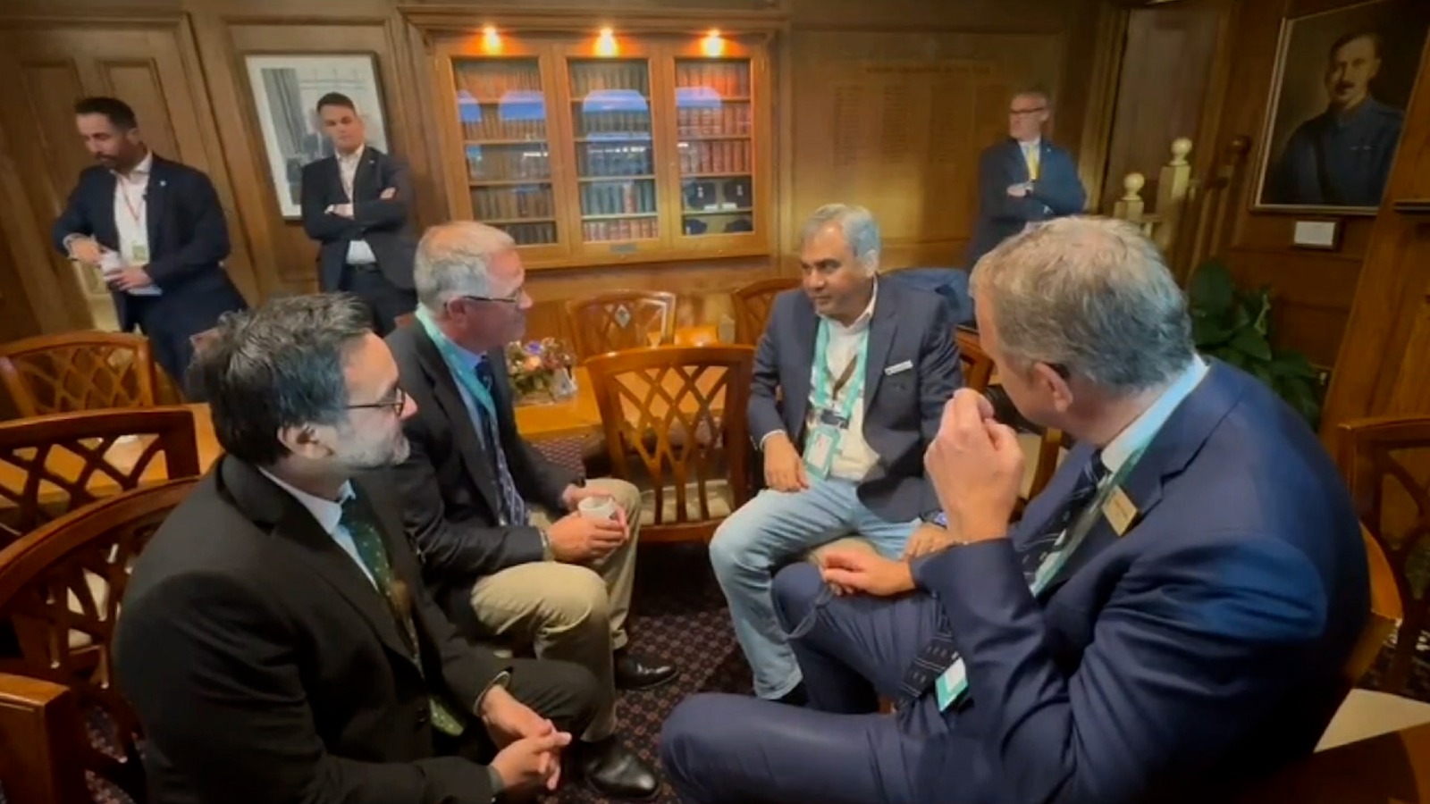 Mohsin Naqvi meets ECB Chairman and CEO in London