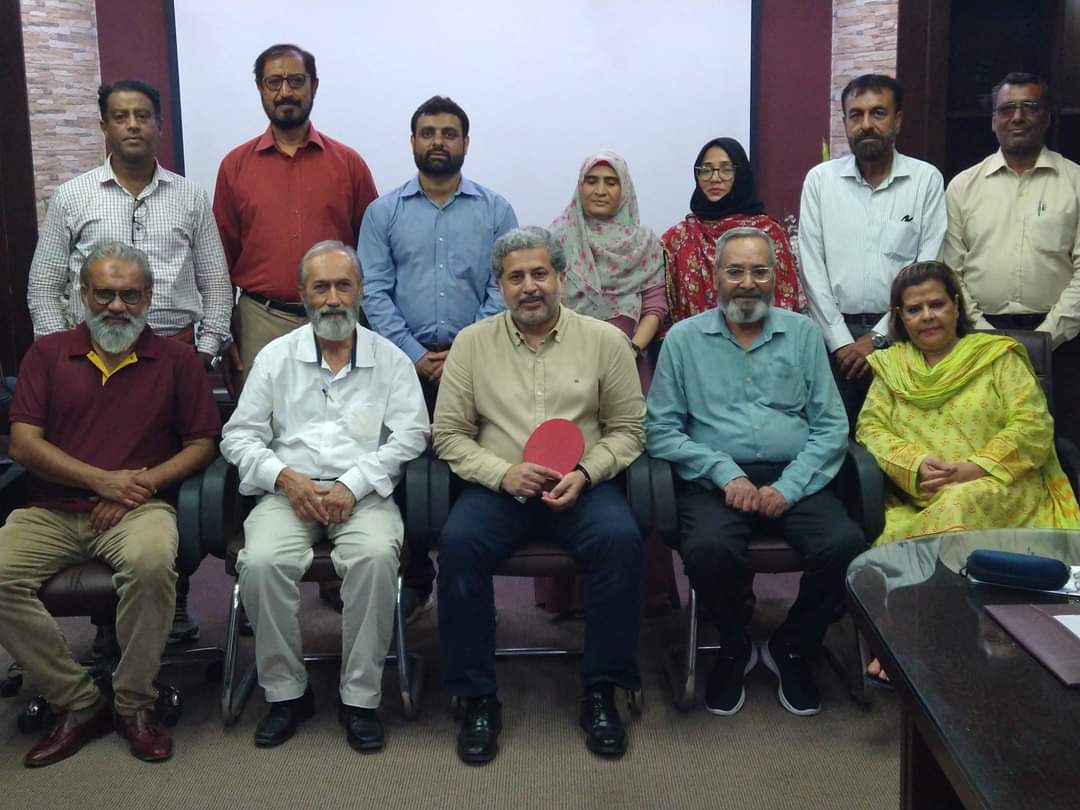 Farid Alam Elect New President Karachi Table Tennis Association.