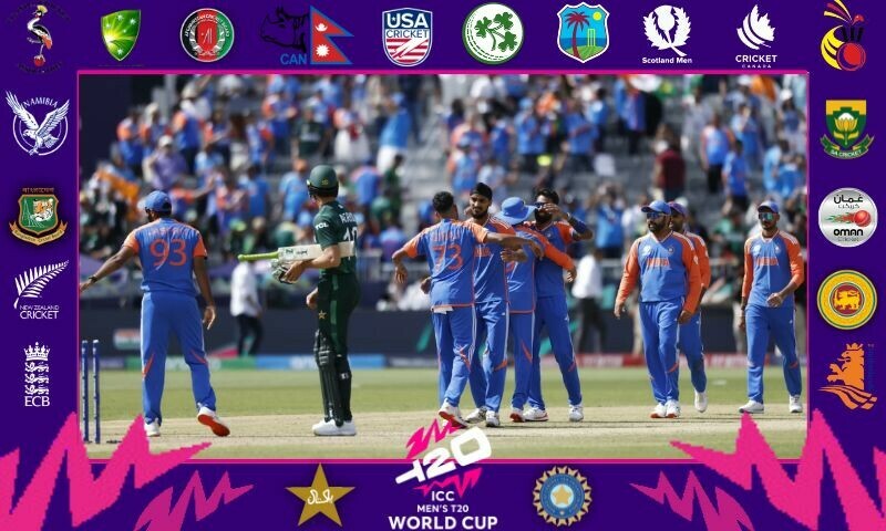 Pakistani team crashed to the ground in the 'city of the sky' in New York.