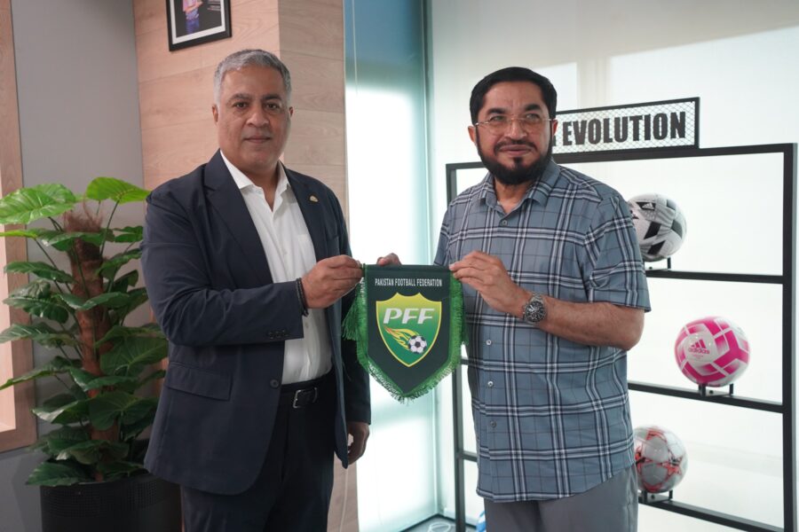 Chairman PFF NC Haroon Malik visits Sialkot Chamber of Commerce and Industry