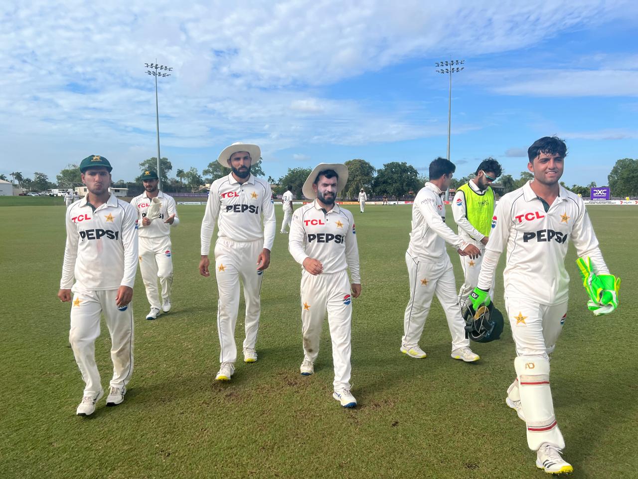 Shaheens impress with ball on opening day of second four-day match