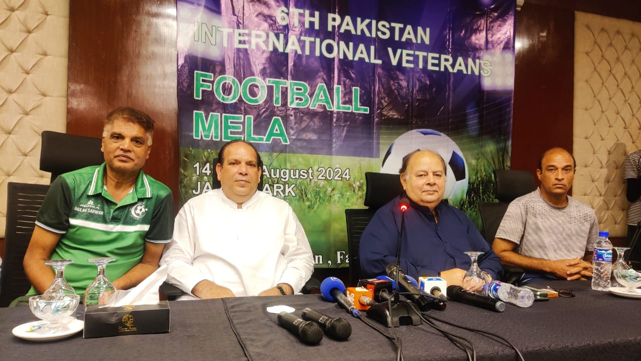 6th Pakistan International Veterans Football Mela Kicks Off Today at Jallo Park