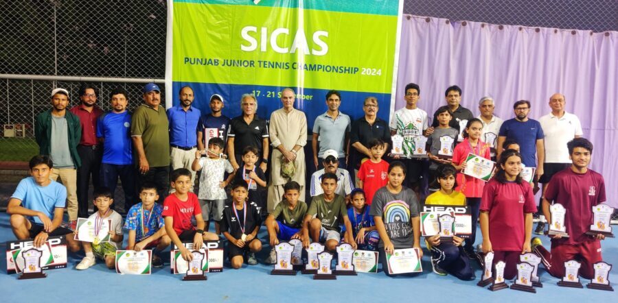 Abubakar, Abdur Rehman, Hajra win titles in SICAS Punjab Junior Tennis Championship