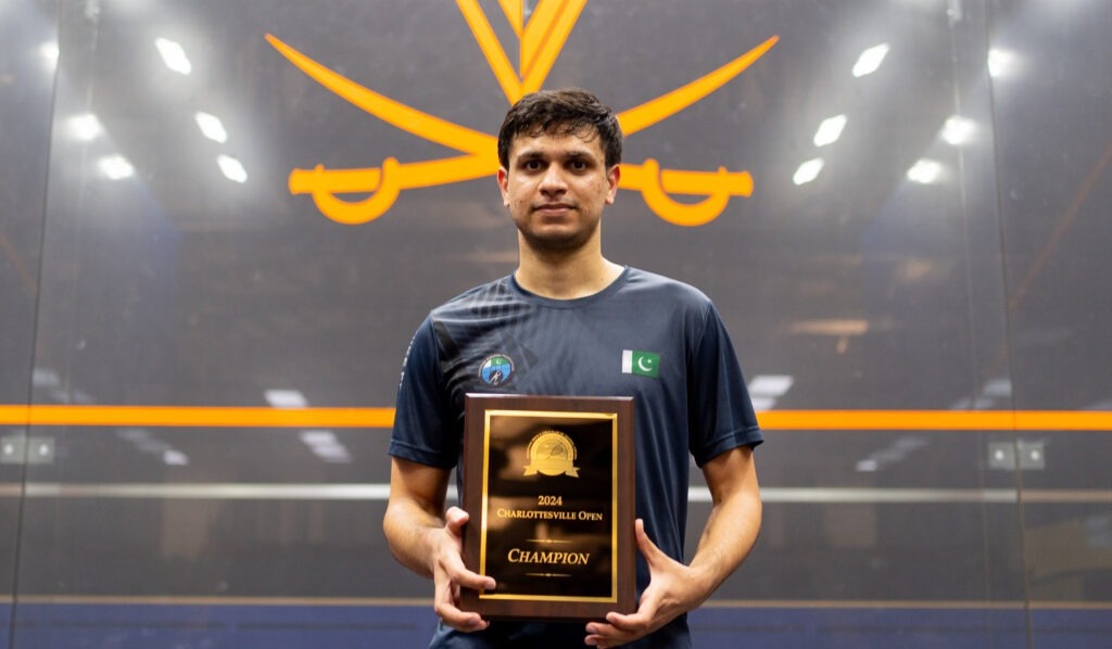 ASIM KHAN SHOCKS SQUASH WORLD WITH MAIDEN WORLD EVENTS TITLE