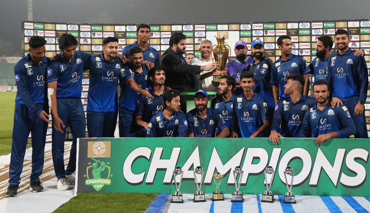 Lake City Panthers won the Bahria Town Champions ODI Cup.