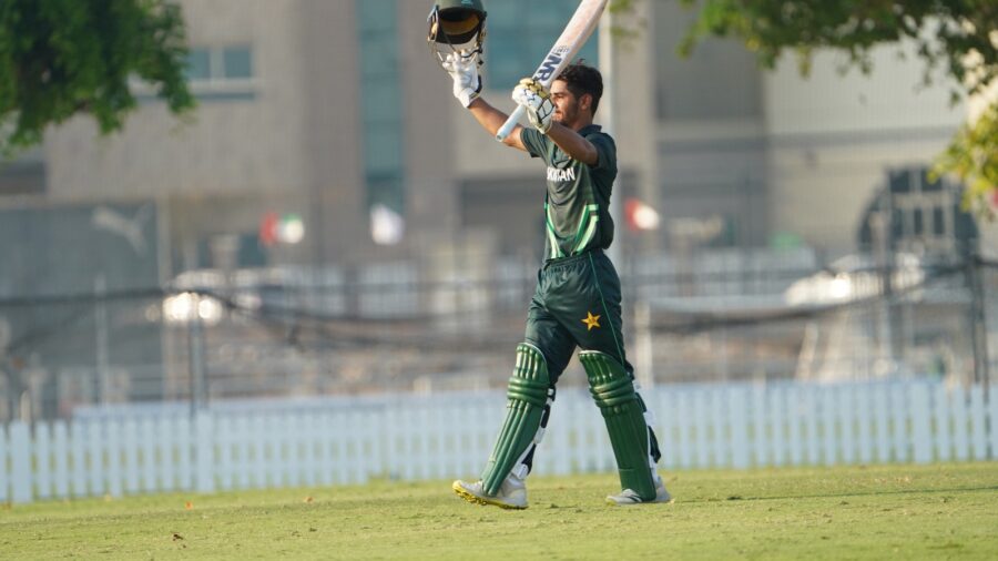 Shahzaib’s unbeaten century leads Pakistan U19 to 10-wicket win
