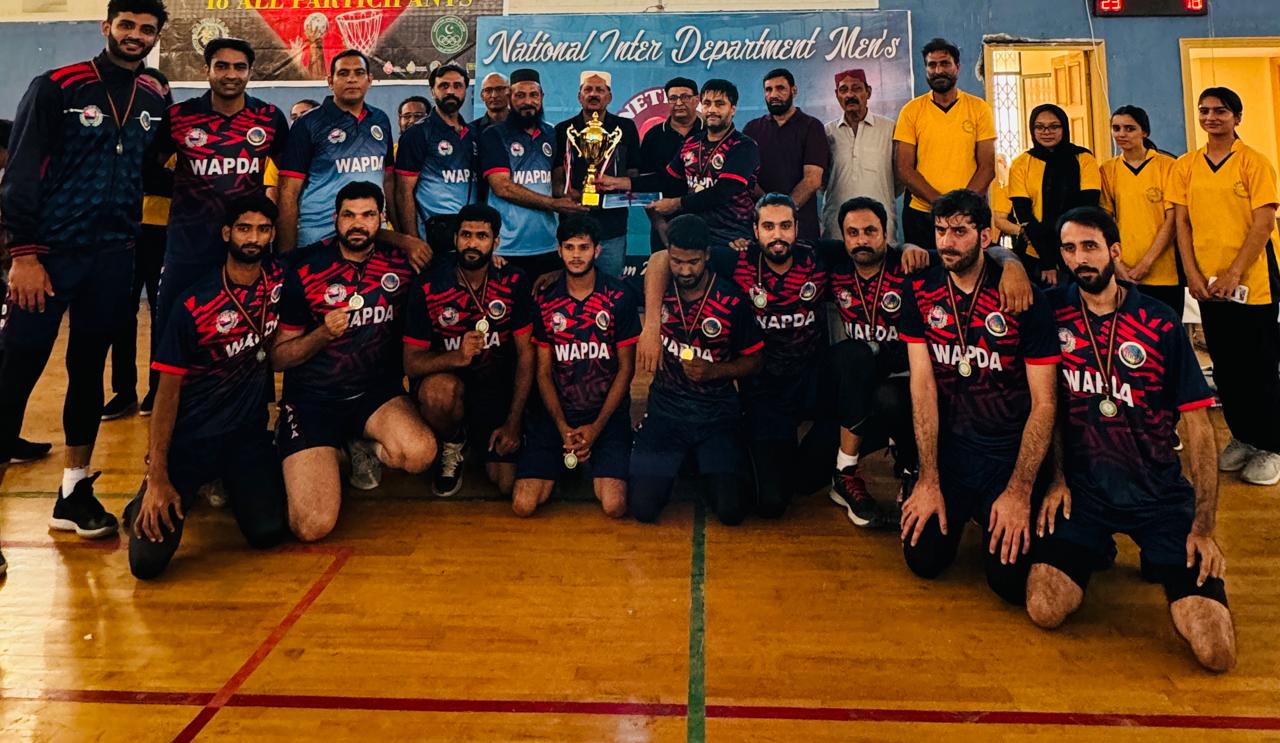 Pakistan Wapda won National Inter Department Men,s Netball Championship