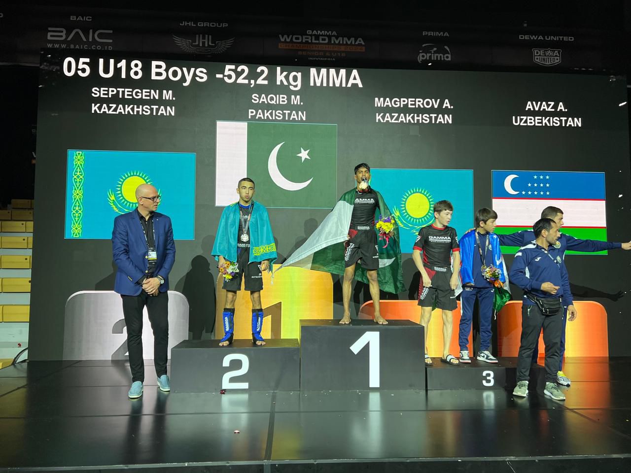 Pakistan Makes History at World MMA Championship 2024