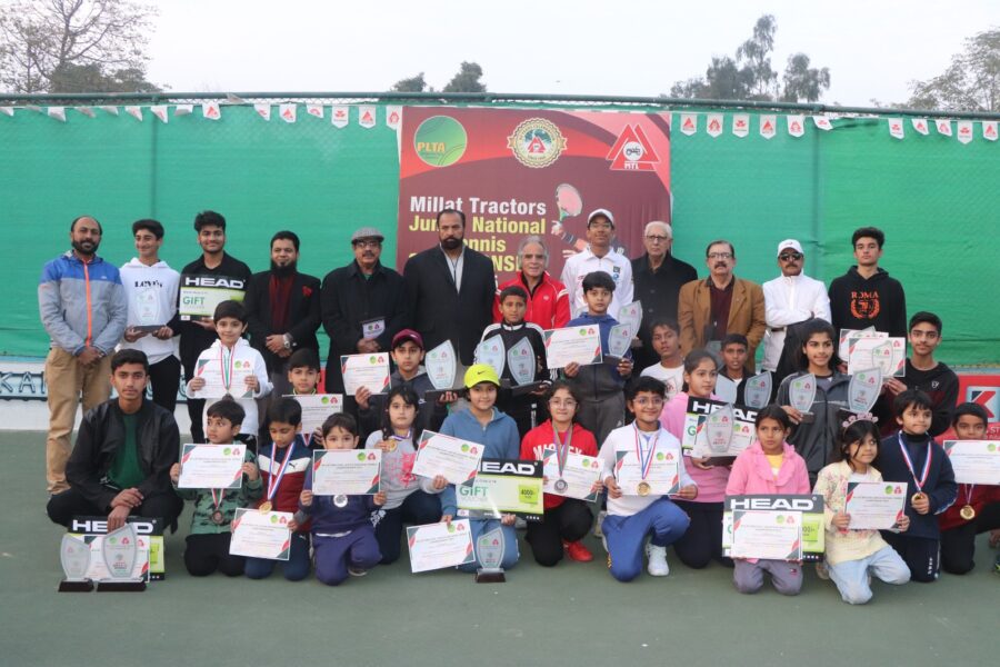 Abubakar Talha lifts U-18 singles title at Millat Tractors Junior National Tennis