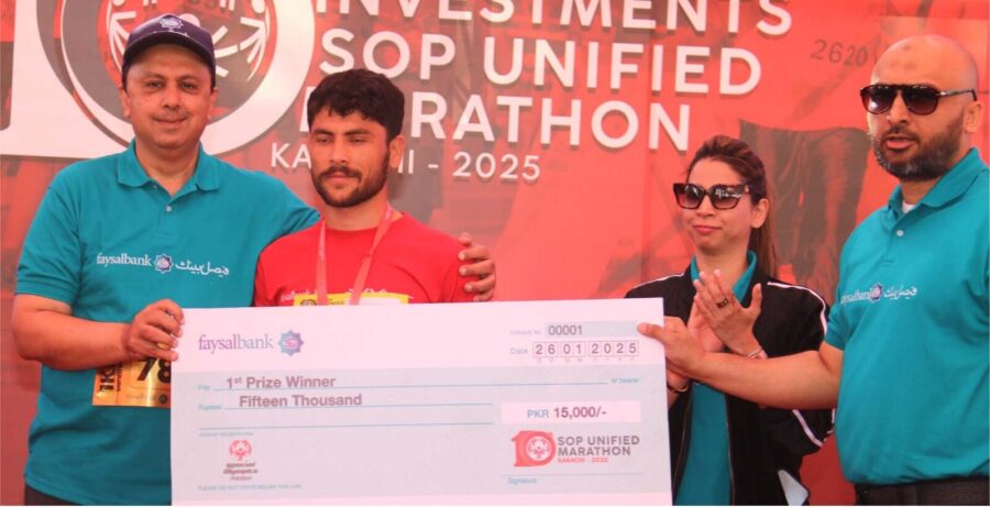 Army's Qasim wins 10th Lakson Investments SOP Unified Half Marathon
