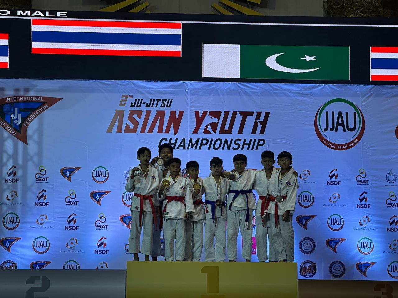 Asian Youth Jiu-Jitsu Championship  ; Outstanding Performance by Pakistan’s Junior Fighters